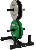 CAP 2-inch Olympic Bumper Plate Weight Set | 100-370 lbs | Multiple Colors | Storage Rack Optional by CAP