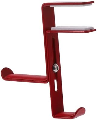 Lurrose Adjustable Headphone Rack Metal Under Desk Clamp Punch-Free Hook for Headsets Suitable for Gamers and Home Office Space-Saving Design by Lurrose