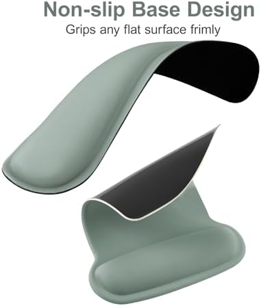 MOSISO Wrist Rest Support for Mouse Pad & Keyboard Set, Antique Green - Image 4