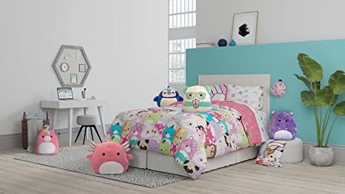 Franco Squishmallows Bedding Super Soft Comforter and Sheet Set with Sham, 7 Piece Queen Size - Image 5