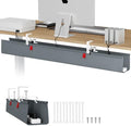 Univivi No Drill Under Desk Cable Management Tray, 48 inch Cable Management by Univivi