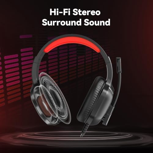 IMYB A36 Gaming Headset with Mic Stereo Headphones for Pc, PS5, Xbox - Image 2