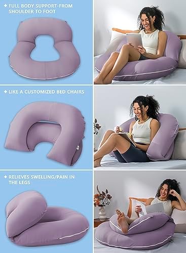 INSEN Reading Pillow, Back Pillow for Sitting in Bed and Couch, Gaming Pillow for Adults, Sit Up Support for Bed - Image 2