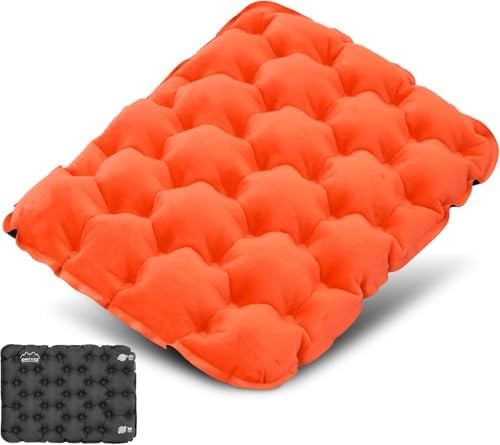 ONTYZZ Inflatable Seat Cushion Lightweight Airplane Seat Cushion | Stadium Seat Travel Cushion for Climbing Hiking Office Airplane by OTNYZZ