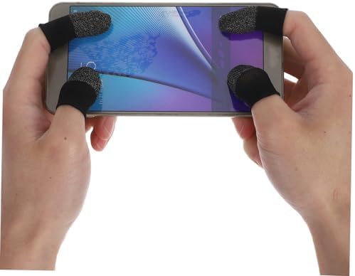 balacoo 10pairs Fiber Gaming Gloves Touchscreen Thumb Sleeves for Mobile Antisweat Breathable Precision Control for Gaming and Phone Use - Image 5
