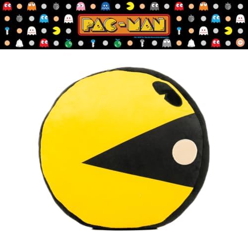 PAC-Man Bedding Super Soft Plush Decorative Throw Pillow, 14 in, (Officially Licensed Product) by Franco Collectibles - Image 6