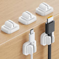Lamicall 5 Pack Spring Fixed Cord Holder Clips, Desk Cable Organizer by Lamicall