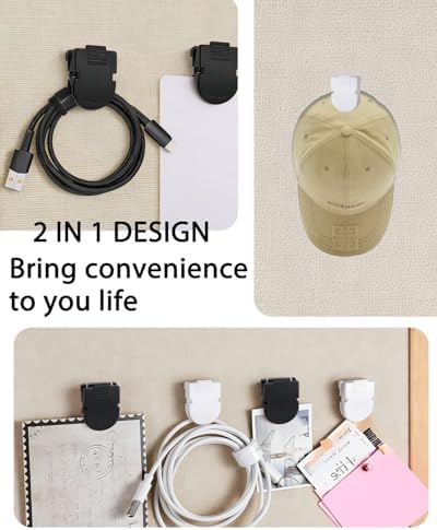 2 Pack Fabric Wall Headphone Holder | Cubicle Headphone Stand - Image 6
