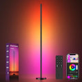 RGBICW Corner Floor Lamp, Smart LED Floor Lamp for Ambient Lighting with 16 Million Colors, App & Remote Control, 68 Scene Modes, Music Sync, Adjustable Warm White for Bedroom Living Room by Unknown