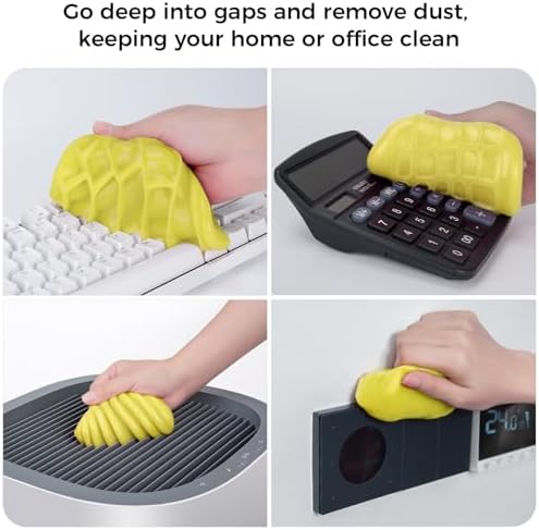 ColorCoral Cleaning Gel Universal Dust Cleaner for PC Keyboard Car Detailing Office Electronics Laptop Dusting Kit Computer Dust Remover, Computer Gaming Car Accessories, Gift for Men Women 160g - Image 3