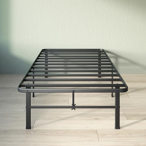 Zinus 14 Inch Rumi Metal Bed Frame, No Box Spring Needed, Black, Twin by Unknown