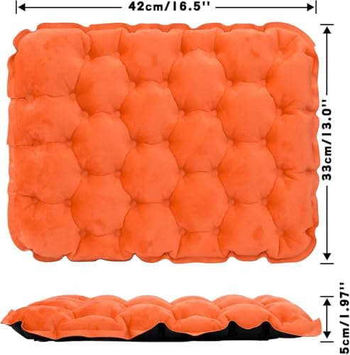 ONTYZZ Inflatable Seat Cushion Lightweight Airplane Seat Cushion | Stadium Seat Travel Cushion for Climbing Hiking Office Airplane - Image 2