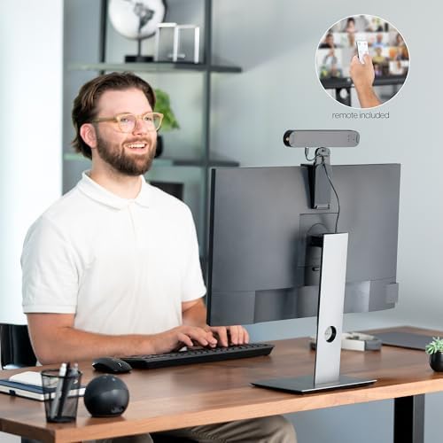 Life Finds Webcam Light for Streaming on Monitor or Laptop, Freestanding Video Conference Lighting, USB-C Connectivity, Remote Control Included, Black, LF-WL1 - Image 3