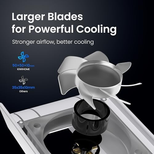 KIWIHOME Cooling Fan for PS5 2020, Quiet Cooler with Auto Speed USB3.0 - Image 3