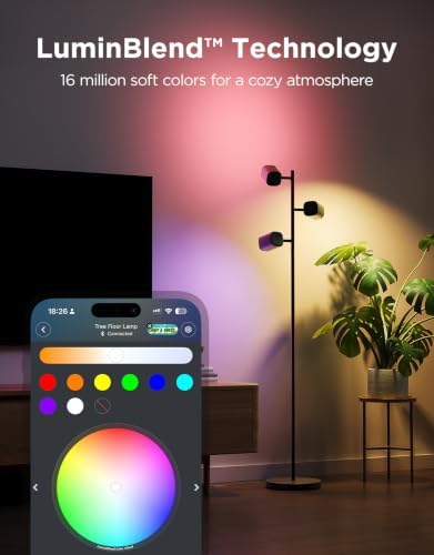 Govee Tree Floor Lamp with 3 Rotatable Lights, Compatible with Matter - Image 3