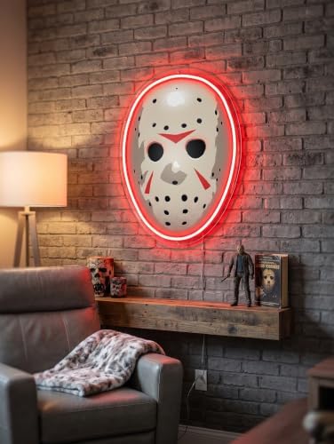 Silver Buffalo Friday the 13th Jason Mask Light-Up, Wall Art - Image 2