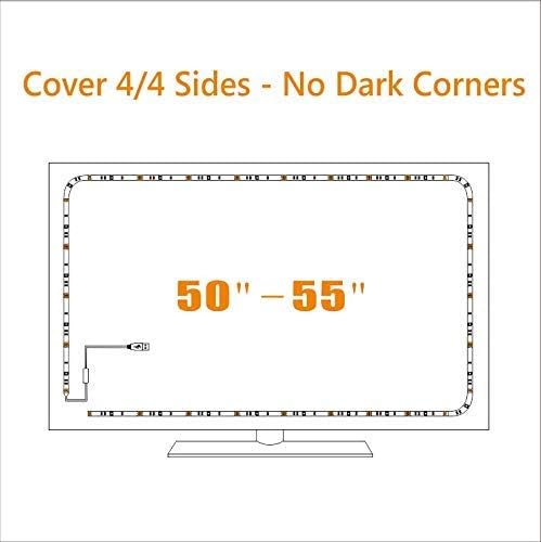 USB Powered RGB LED Strip Lights for 50 55 Inches TV Backlights Kit - Image 6