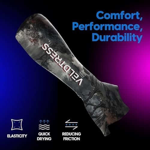 Gaming Arm Sleeve for PC Gamers - Breathable Wrist & Forearm Support, Ideal for FPS Aiming, Koi & Sakura Designs - Image 2