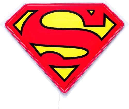 Silver Buffalo Superman Logo Classic Boxed Style, Wall Art - Image 2
