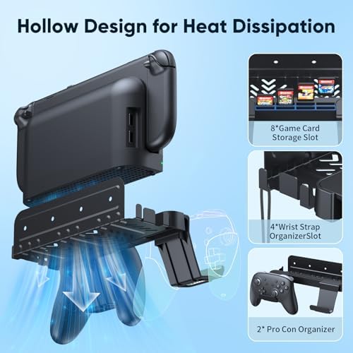 Metal Wall Mount for Nintendo Switch 2/1/OLED (Mount Behind TV) - Image 3