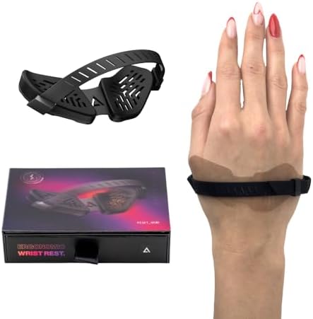 DELTAHUB Carpio G2.0 - Advanced Ergonomic Right-Handed Gaming Wrist Rest for Mouse - Superior Support for Serious Gamers - Anti-Fatigue, Smooth Glide (Small, Right, Black) by DELTAHUB