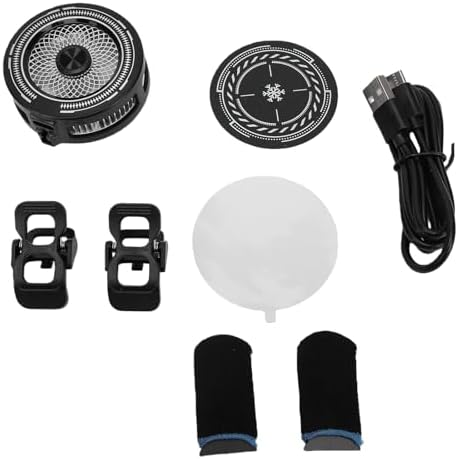 Hilitand Magnetic Cell Phone Cooler RGB Cooling Fan Powerful Heat Dissipation for Mobile Gaming and Streaming 20W - Image 6