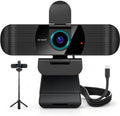 Pro HD 1080p/30fps Webcam with Tripod, External USB-C Camera for PC/Laptop by RUWBY