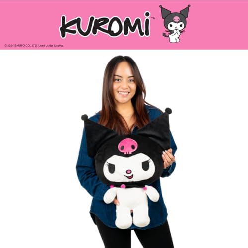 Kuromi Cuddle Pillow Buddy, Kids Bedding Super Soft Plush Kawaii Pillow, (Officially Licensed Product) By Franco Collectibles - Image 5