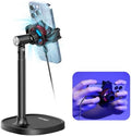 ULANZI SK-06 Cell Phone Stand with Phone Cooler, Desktop Phone Live Streaming Solution with Phone Cooling Fan, Height Adjustable Phone Cooler Stand Compatible with All Mobile Phones, iPhone & Android by ulanzi