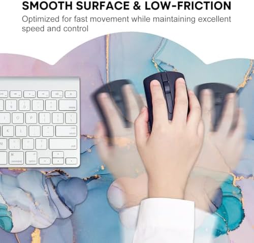 JIKIOU Ergonomic Keyboard Wrist Rest &Large Mouse Pad&Mouse Wrist & Cup Pad - Image 5