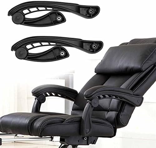 Generic 2Pcs Universal Office Chair Armrest Replacement Convenient Accessory Movable, 4 Holes, 37cmx6.5cmx28cm - Image 7