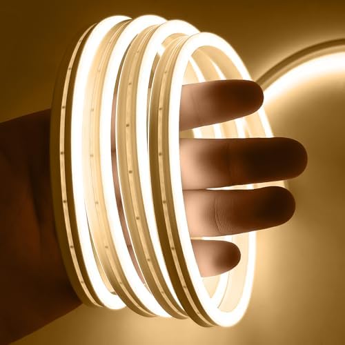 iNextStation 6.56FT 5V USB LED Strip Lights Warm White Neon LED Rope Lights - Image 2