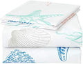 JSD Coastal Beach Theme Kids Full Sheet Set 4 Piece Deep Pocket by JSD