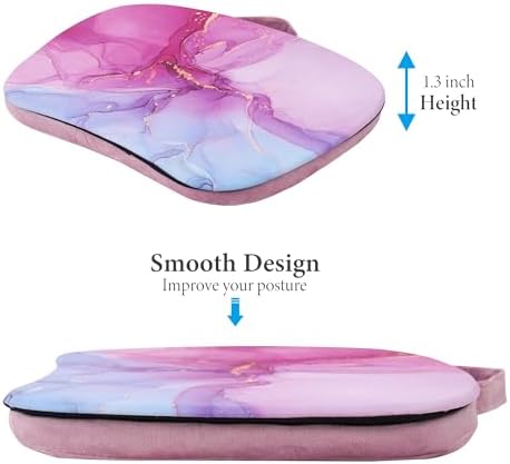 Lap Laptop Desk - Portable Lap Desk with Pillow Cushion, Fits up to 15.6 inch Laptop for Home Office Students Use as Computer Laptop Stand, Book Tablet((1-Purple Blue Splash Ink) - Image 5