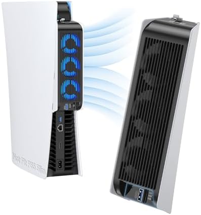 KIWIHOME Cooling Fan for PS5 2020, Quiet Cooler with Auto Speed USB3.0 by KIWIHOME
