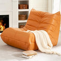 Hobestluk Bean Bag Chair Leather Togo Chair Memory Foam Living Room Adult | Medium Black,Ergonomic Design,Floor Chair,Waterproof,Easy Clean,Anti-slip Bottom,No Assembly Required,For Bedroom Reading by YourHomeDeservesMore