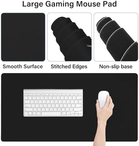 MOSISO Keyboard Mouse Pad Set, Gaming Mouse Pad&Keyboard Wrist Rest - Image 4