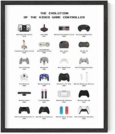 HAUS AND HUES Retro Video Game Posters for Walls | Gamer Wall Art | Game Room Decor (UNFRAMED, 16x20) by HausandHuesArtPrints