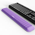 MEKASS Keyboard Wrist Rest, Soft Memory Foam Wrist Support for Keyboard, Keyboard Hand Rest Pad for Wrist Pain Relief, Keyboard Wrist Guard for Long Hours of Work, Gaming, Studying（Purple） by Mekass