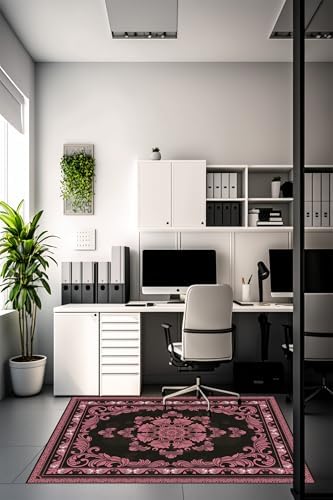 Office Chair Mat for Hardwood Floor Desk Floor Mat (Pink, 48“x60”) | Desk Rug Gaming Chair Mat Computer Floor Mat Desk Chair Mat Chair Mat For Hardwood Floor Gaming Carpet - Image 5