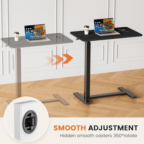 Sweetcrispy Overbed Table, Bedside Table, Mobile Standing Desk - Image 5