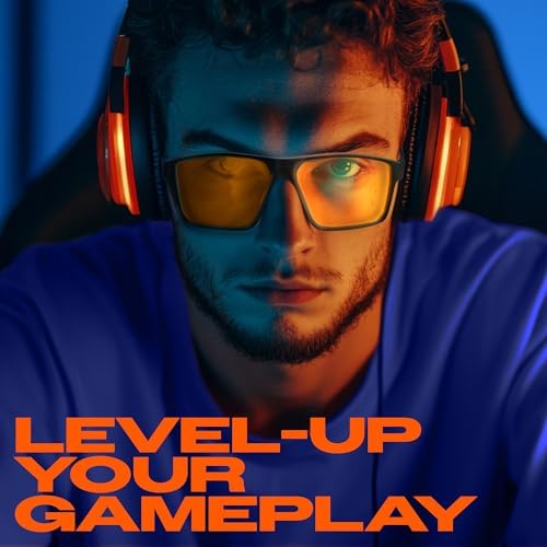 Titan Gaming Glasses, Blue Light Blocking, Night Driving Glasses for Men, Computer Protection, Gift for Gamers - Image 7