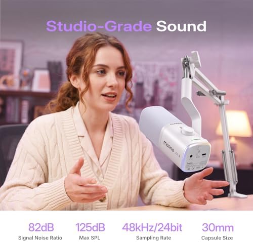MAONO PD100W Wireless Dynamic Gaming Microphone for PC with USB-C Receiver - Image 3