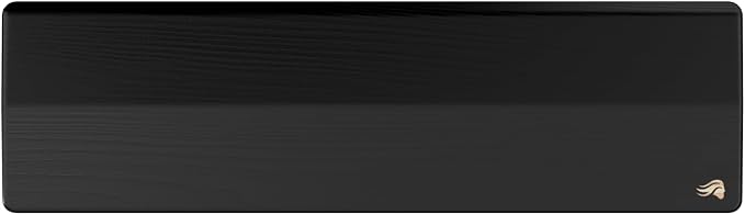 GLORIOUS Gaming Wooden Keyboard Wrist Rest (TKL) - White Ash Wood, Medium-Coarse Grain, Smooth Surface, Sweat & Oil Resistant, Easy Clean, Anti-Slip Rubber Base, 14" x 4" x 0.79" - Onyx - Image 2