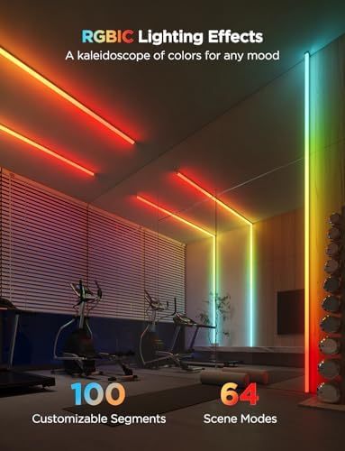 Govee RGBIC LED Strip Lights 32.8ft with Covers,Smart Control, APP, WiFi - Image 5