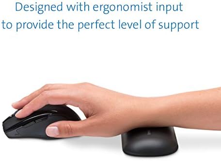 Kensington ErgoSoft Wrist Rest for Standard Mouse, Black (K52802WW), 2.9 x 0.7 x 6 inches - Image 4