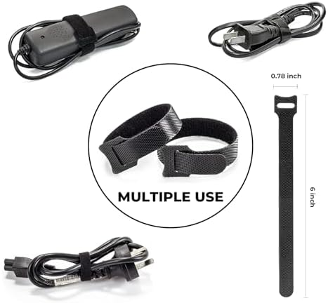 Cable Management Organizer Kit, Desk Cable Organizer, Cable Management Under Desk, Wire Management and Cord Organizer for Home, Office, Standing Desk - Image 4