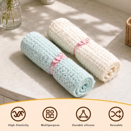 25 Pcs Silicone Cable Ties, Reusable Cord Organizer - Image 6