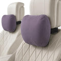 2 PCS Car Pillow for Driving Seat Soft Suede Headrest Neck & Lumbar Support | Universal Fit,Pain Fatigue Relief,Comfortable Plush,Elastic Adjustable Strap,Travel Sleep,Breathable Machine Washable Cover by GoodpillowBetterdriver