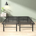 Zinus 14 Inch Rumi Metal Bed Frame, No Box Spring Needed, Black, King by ZinusInc